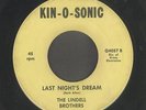Ohio Teen 45  Lindell Brothers  Last Night's Dream  Kin-O-Sonic  hear  RARE 