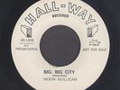 Texas Rockabilly 45  Moon Mullican  Big Big City  Hall-Way  hear  GREAT 