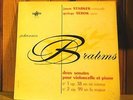 JANOS STARKER & SEBOK / BRAHMS sonates violoncelle piano / RARE ERATO LDE