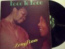LEROY BROWN-FACE TO FACE LP (include money barrier)  RYTHM GITS LABEL CANADIAN