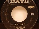 Billy Duke & The Dukes Roland 45 '58 Ghoulish Halloween Rocker Date 1005 vg