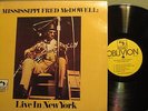 MISSISSIPPI FRED MCDOWELL  Live In New York  OBLIVION RECORDS OD-1