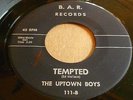 Mega RARE DooWop Vocal Group 45 The Uptown Boys on B.A.R. 