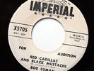 BOB LUMAN Rockabilly Imperial PROMO 45rpm Red Cadillac & Black Mustache LISTEN