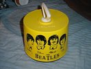 Original 1966 Beatles Yellow Disk Go Case Record 45 Holder Carrier - WOW rare