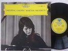 DGG 139 317 SLPM Big Tulips - Chopin Piano Recital Martha Argerich ED1 NM