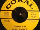 R&B/POPCORN 45 - Jimmy Steward Jr - Convince Me - Coral 62530 - Listen
