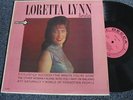 LORETTA LYNN Sings DECCA Ist Album SIGNED with PINK 