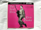 ELVIS PRESLEY/THE REAL ELVIS 45 RPM EPA-940  EX CONDITION