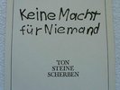 TON STEINE SCHERBEN - KEINE MACHT FÜR NIEMAND - 2x 12