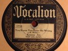 KANSAS JOE MEMPHIS MINNIE on Vocalion 1718 Rare Blues 78