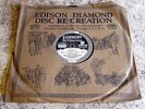 Edison Diamond Disc Christmas Record- Hark Herald Angels,O Come All Ye Faithful