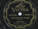 78 RPM -- Sweet Peas (Spivey), Victor 38565, V+