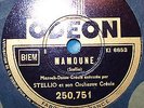 78 TOURS /STELLIO ET SON ORCHESTRE CREOLE/FRENCH ANTILLES/ODEON 250751/MAMOUNE