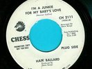 HANK BALLARD - I'M A JUNKIE FOR MY BABY'S LOVE - CHESS DJ R&B Soul 7