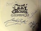 OZZY OSBOURNE Blizzard of Ozz FULLY SIGNED INNER SLEEVE including Randy Rhoads