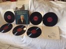 SET OF (6) 195O RCA RED SEAL SILVER Rubinstein plays Chopin - RCA Victor LM-6802
