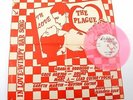 THE PLAGUE In Love PINK VINYL + POSTER SLEEVE Rare UK Punk  7