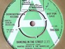 MARTHA REEVES & VANDELLAS Dancing In The Street UK TMG 684 Tamla Motown Demo 7
