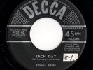 Mod Popcorn R&B 45 SYVIA SYMS Each Day/Dancing Chandelier Decca HEAR Rare