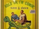 SAM AND DAVE hold on i'm coming LP 12 track red/plum label light mottling to rea