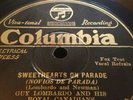 GUY LOMBARDO ROYAL CANADIANS 78rpm Sweethearts On Parade How I Feel About You