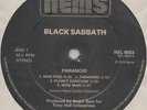 Black Sabbath - 'Paranoid' 1970s UK Nems LP NEL6003