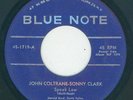 Blue Note 45 - John Coltrane & Sonny Clark - Speak low / Softly as in a morning