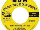 THE CHARADES - I don't want to lose you.  MGM DJ demo
