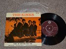 Kinks EP Sweden Tired of Waiting for You NEP 5039 rare vinyl 45 EX/VG+