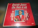 George Jones Rare Authentic Signed Vinyl Lp Record The Race Is On Country Music