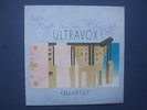 AUTOGRAPHED LP  ULTRAVOX   QUARTET  SIGNED BY ALL 4  RARE