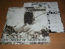 NIGHTMARE Give Notice of Nightmare..LP vinyl LIP CREAM GISM GAUZE