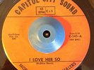 HEAR MOBY DICK & THE WHALERS I Love Her So GARAGE CAPITOL CITY 45