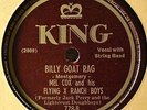 Mel Cox & His Flying X Ranch Boys Billy Goat Rag 78 Western Swing King Hillbilly