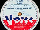 WWII V-Disc 526 78 E+ Andrews Sisters-Boogie Woogie Bugle Boy/Mills Brothers