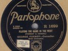 GEORGE FORMBY - Playing The Game In The West / Standing... 78 rpm disc (A+++)
