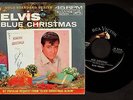 ELVIS PRESLEY 45 PS Blue Christmas RCA 447-0720 nm-