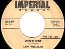 IMPERIAL ROCKABILLY - LEW WILLIAMS - CENTIPEDE - RARE USA ORIGINAL 45