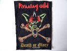 RUNNING WILD - Death or Glory ORIGINAL 1989 BACKPATCH Rückenaufnäher Metal Kutte