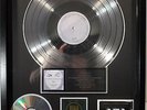 Michael Jackson Invincible US RIAA Platin Music Award goldene Schallplatte