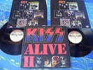 KISS  ?  ALIVE II  ? RARE QUALITY  2 x CASABLANCA RECORDS No.1A