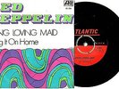 LED ZEPPELIN  Living Loving Maid  Turkey & Turkish Edition Hand Made Drawn PS 7