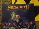 MEGADETH SUPERB UK 1ST LP 1990 + ORIGINAL INNER SLEEVE RUST IN PEACE RARE METAL