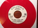 STEVE LAWRENCE Go Away Little Girl Columbia Promo Red Vinyl 45 Promo Pic Sleeve
