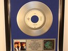 A-HA, Take On Me, Platin Record, platin Schallplatte, Award, goldene