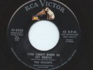THE ESCORTS 45RPM '63 RCA YOU CAN'T EVEN BE MY FRIEND NORTHERN VG+++ VINYL