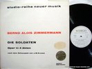 ZIMMERMANN wergo 1. issue DIE SOLDATEN 2LP cond GIELEN