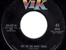 KILLER VIK ROCKABILLY BOP - JOE CLAY - GET ON THE RIGHT TRACK -ORIGINAL 45' rpm