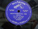 ELVIS PRESLEY 78 NO MORE / SENTIMENTAL ME RCA 82-1399  BRAZIL 1961